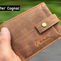 Personalised Gift 100% Real Leather Mens Wallet | Handmade Custom Engraved Bifold Men's Wallet Birthday Gift | Anniversary Gift for Him