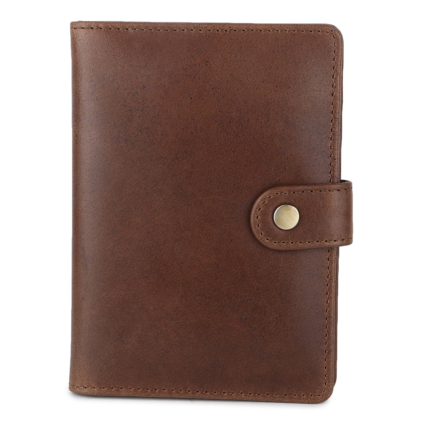 Personalised Christmas Gift | Real Leather Handmade Passport Holder | Unisex Compact Travel Wallet | Holiday, Birthday, Anniversary Gift