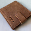 Rustic Vintage Look Leather Men's Wallet | Personalised 100% Real Leather Wallet for Men | Best Gift For Christmas & Birthday, Anniversary