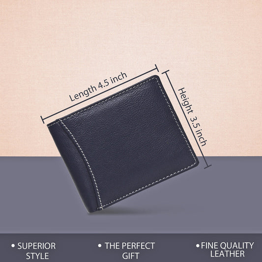Personalised Genuine Leather Wallet For Men | Soft & Smooth Real Leather Bifold Wallet | Perfect Anniversary, Christmas Gift | Gift Boxed