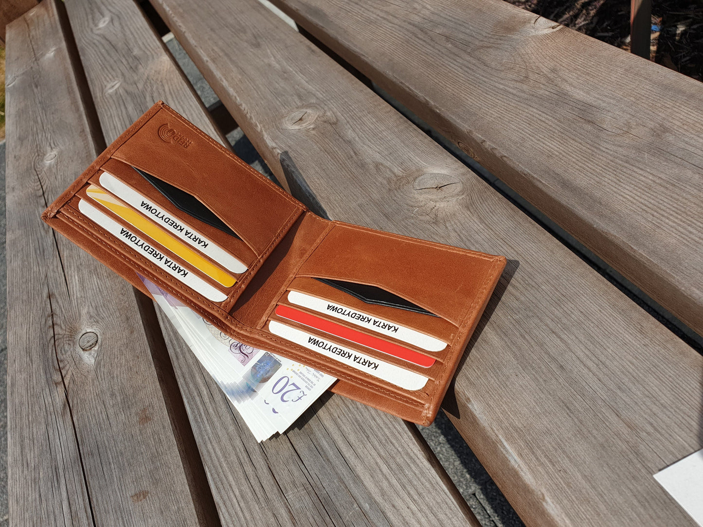 Personalised Real Leather RFID Mens Wallet | Top Grain Leather Handmade Wallet | Perfect Gift , Christmas Gift, Premium Gift Bag packed