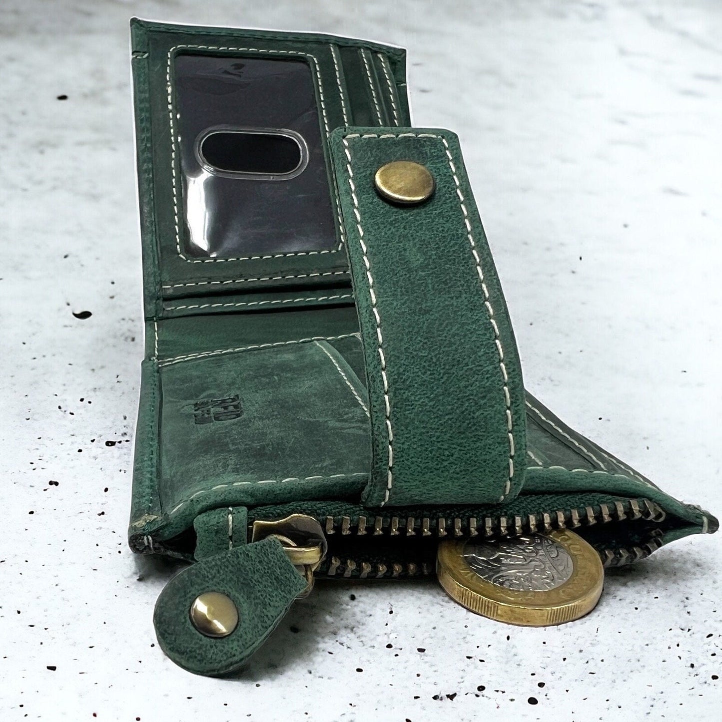 Handmade Personalised Hunter Leather Wallet | Clever Spacious Wallet | Real Leather Wallet | Perfect Birthday, Anniversary, Christmas Gift