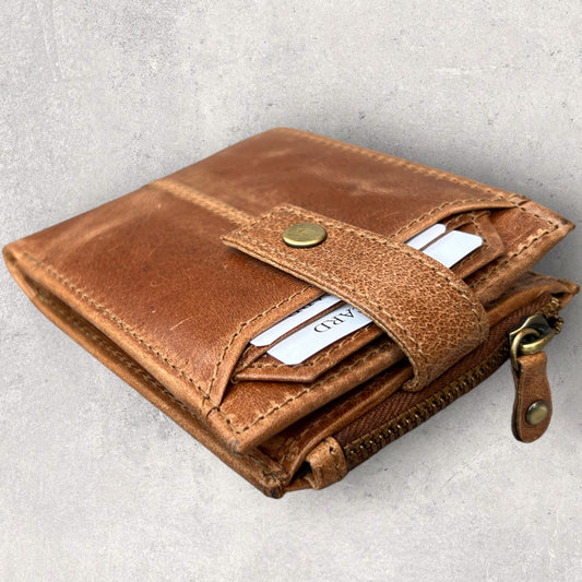 Personalised Leather Wallet For Men | Engrave Name, Initials, Logo , Message on Wallet | Custom Personalized Gift | Christmas Gift For Him